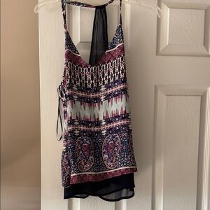 Lucky Brand Multicolor Paisley Camisole